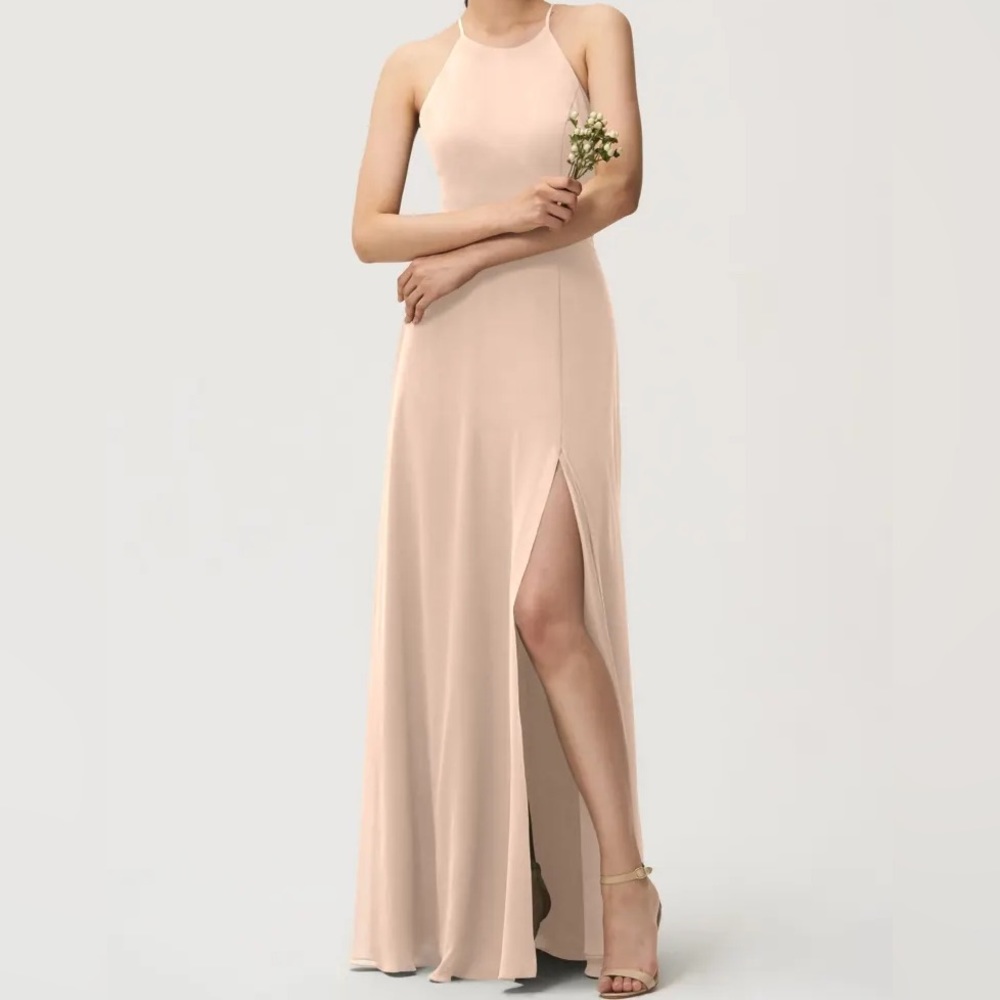 Jenny Yoo Kayla Bridesmaid Dress in Soft Blush